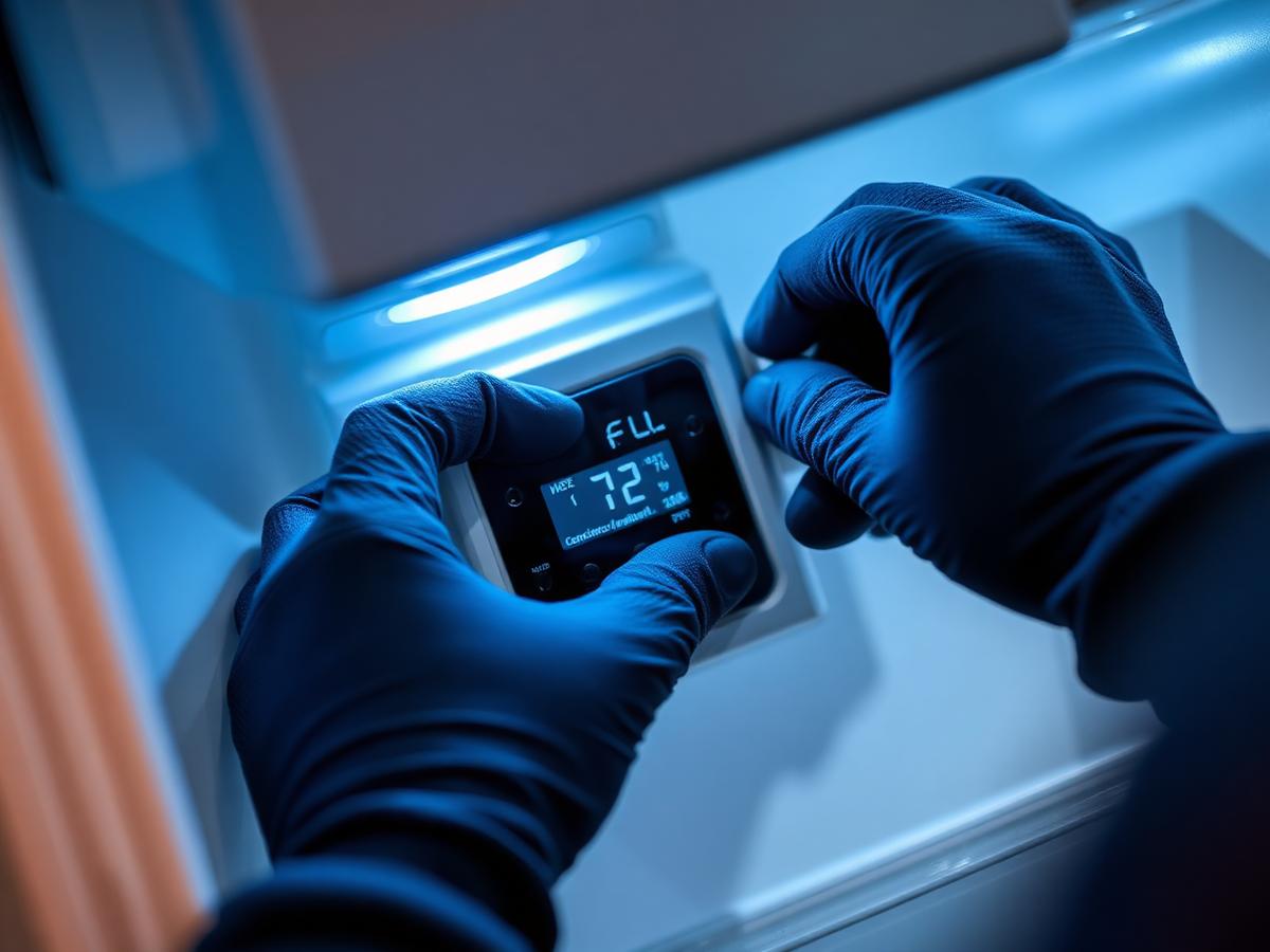 Instalação de componente interno em refrigerador